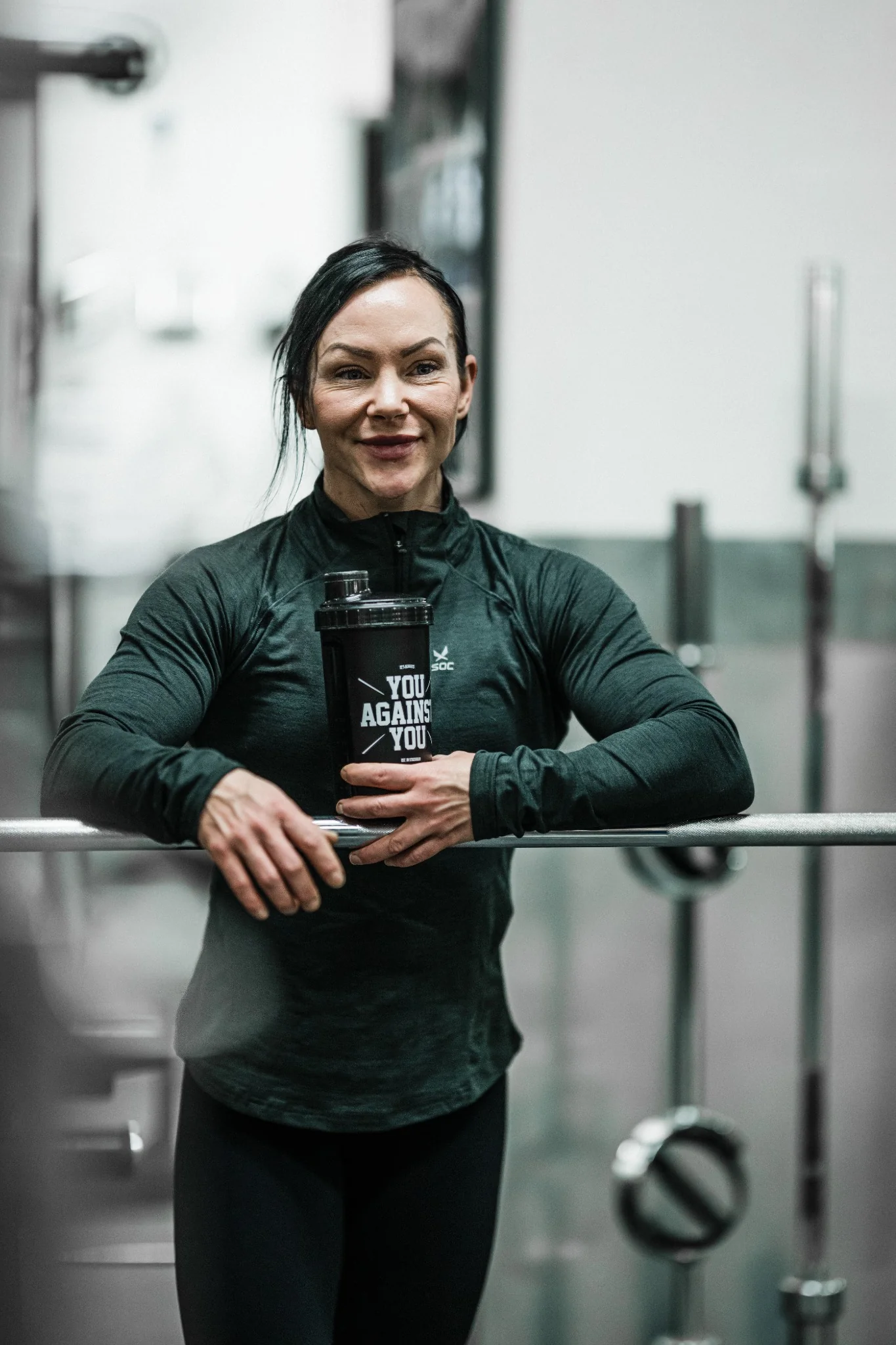 Frida Karlsson på gymmet